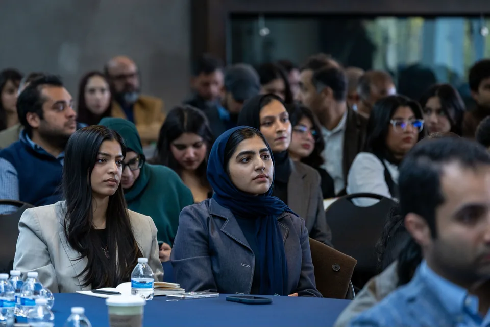 Attendees listening during the 2025 Georgetown Pakistan gathering