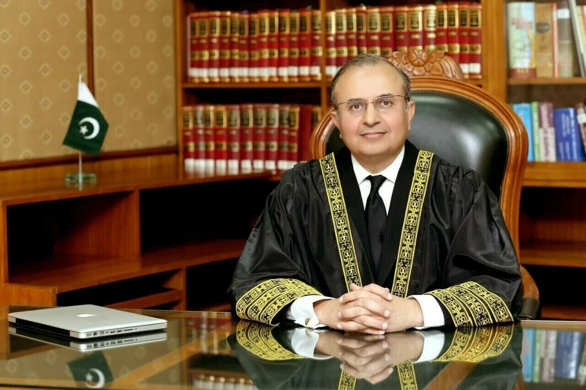 Portrait of Justice (R) Syed Mansoor Ali Shah
